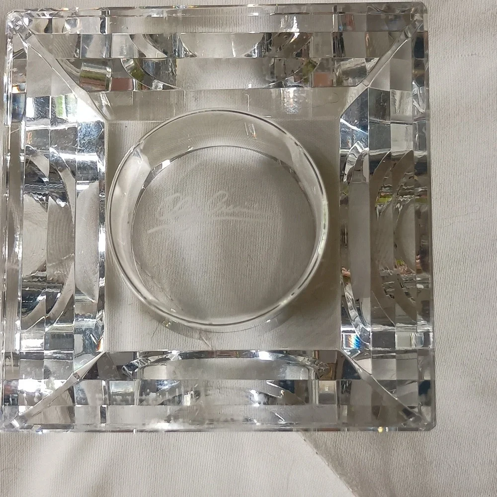 Signed Oleg Cassini‎ candleholder